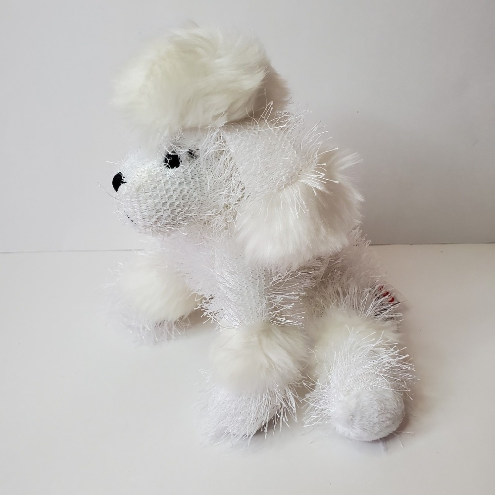 GANZ Webkinz 'Poodle' HM014 White Dog *No Code*‎ Plush 8"
